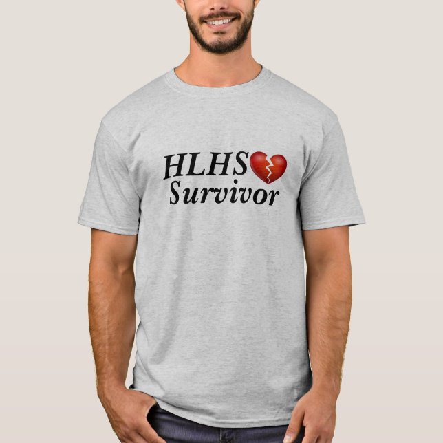 T-shirt Survivant de HLHS (Devant)