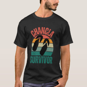T-shirt survivant de la chancla dicton drôle portoricain f