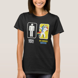 T-shirt Survivant de la chirurgie oculaire Licorne Cornée 