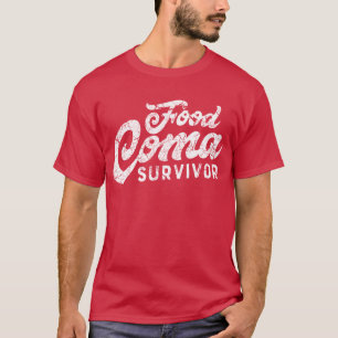 T-shirt Survivant de la coma alimentaire