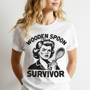 T-shirt Survivant de la cuillère en bois