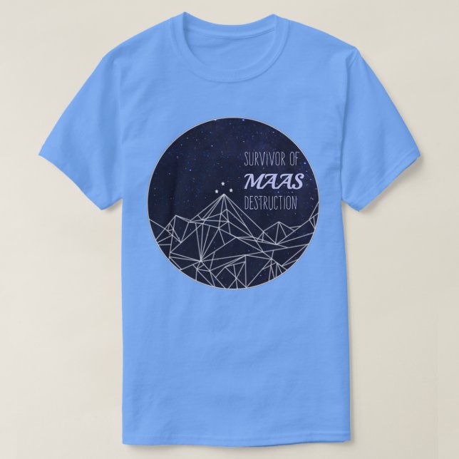 T-shirt Survivant de la destruction de Maas (Design devant)