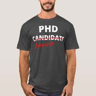 T-shirt Survivant de la DSP après avoir passé le doctorat