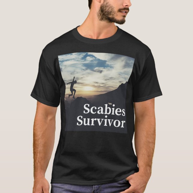 T-shirt Survivant de la gale (Devant)