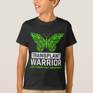 T-shirt Survivant de la greffe du poumon Guerrier Poumon O