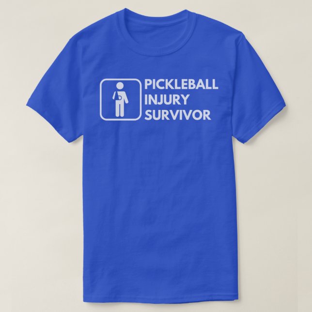 T-shirt Survivant de la lésion de Pickleball (Design devant)