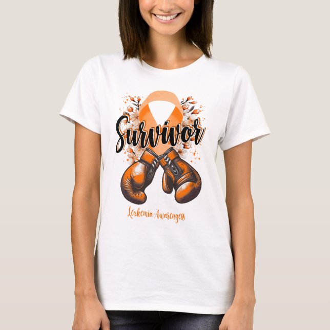 T-shirt Survivant de la Leucémie de Blossom (Devant)