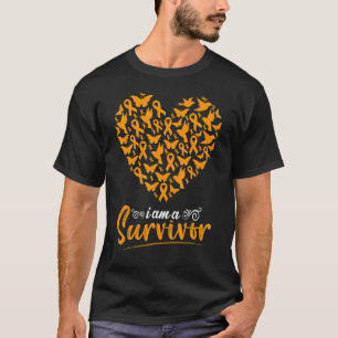 T-shirt Survivant de la leucémie Je suis un survivant Papi