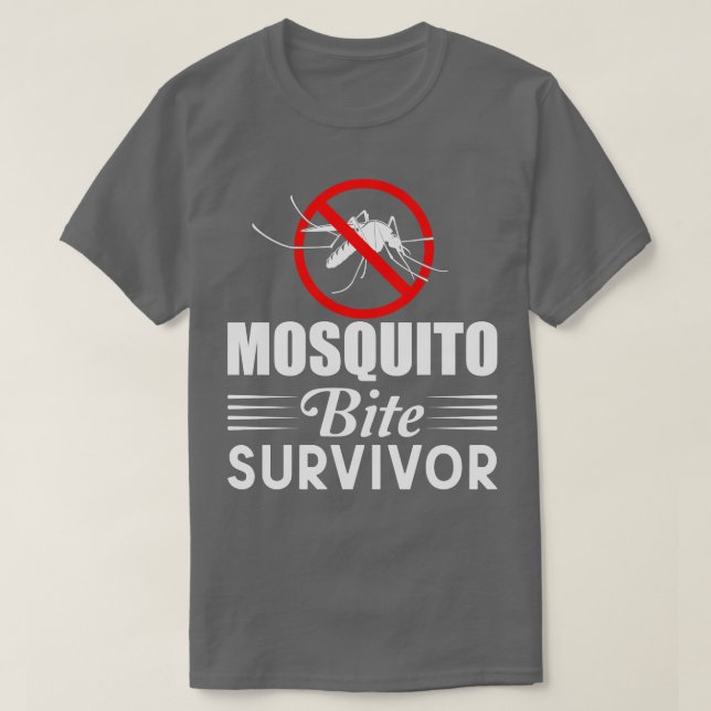 T-shirt Survivant de la moustique 1 (Design devant)