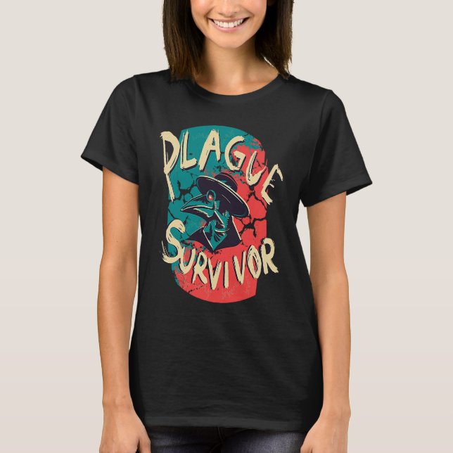 T-shirt Survivant de la peste Survivant (Devant)