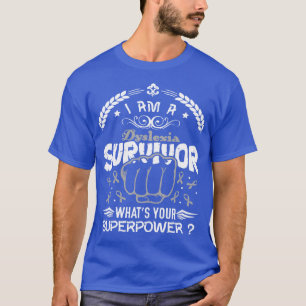T-shirt Survivant de la sensibilisation à la dyslexie Quel