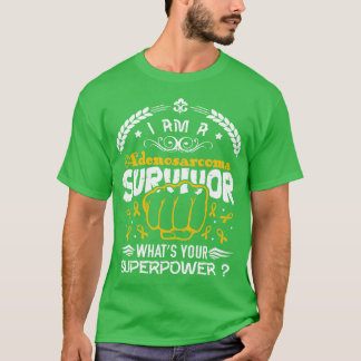 T-shirt Survivant de la sensibilisation à l'adénosine What