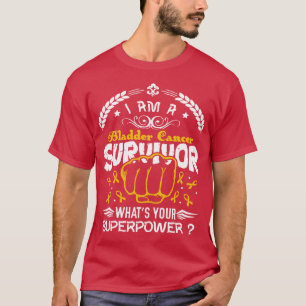 T-shirt Survivant de la sensibilisation au cancer de la ve