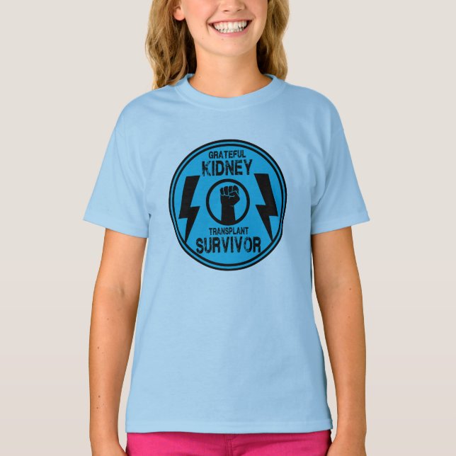 T-shirt Survivant de la transplantation rénale (Devant)