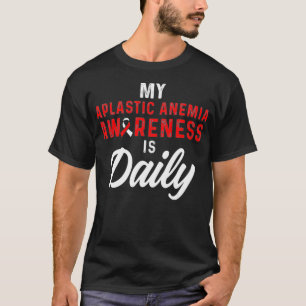 T-shirt Survivant de l'anémie en plastique Quotidien Guerr