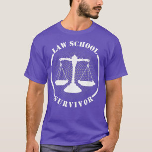 T-shirt Survivant de l'école de droit de l'avocat