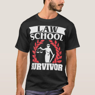 T-shirt Survivant de l'école de droit de l'avocat