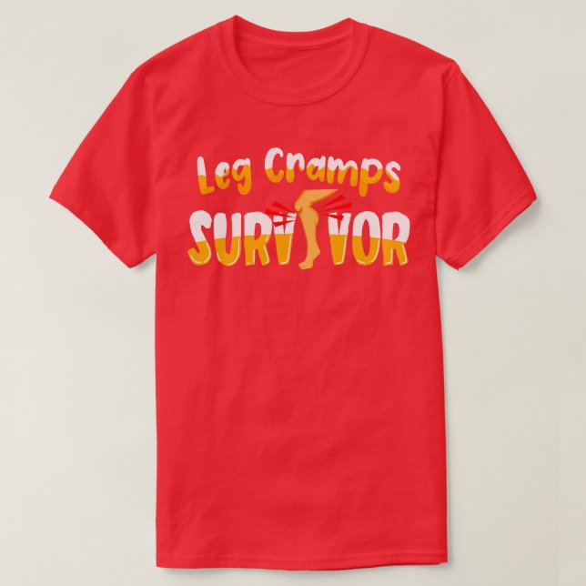 T-shirt Survivant de Leg Cramps (Design devant)