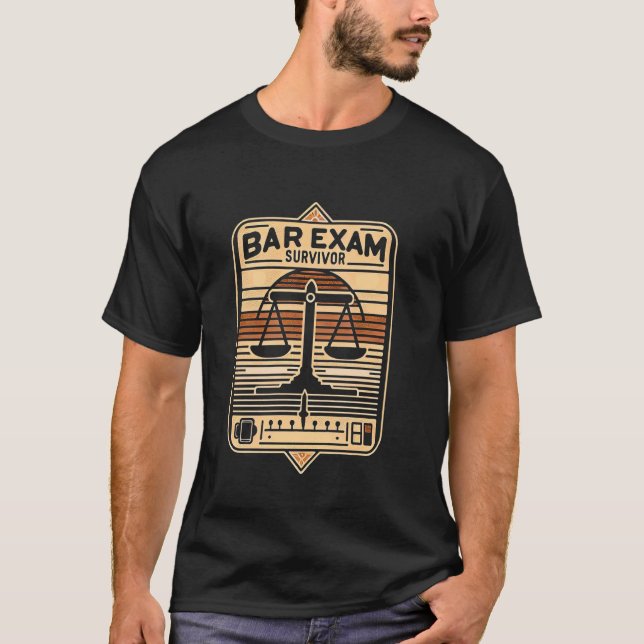 T-shirt Survivant de l'examen à la barre - (Devant)