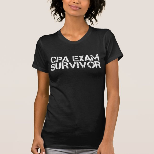 T-shirt Survivant de l'examen CPA (Devant)