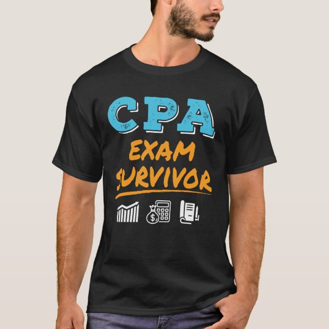 T-shirt Survivant de l'examen CPA (Devant)