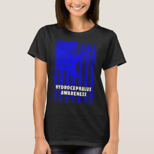 T-shirt Survivant de l'hydrocéphalie Guerrier de sensibili
