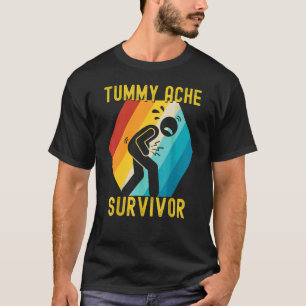 T-shirt survivant de mal de ventre Mal de ventre IBS Hom