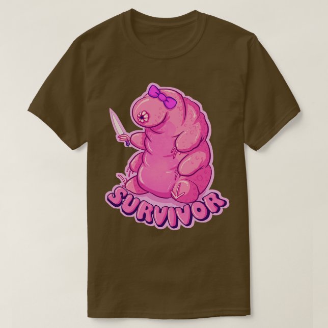 T-shirt Survivant de Tardigrade (Design devant)