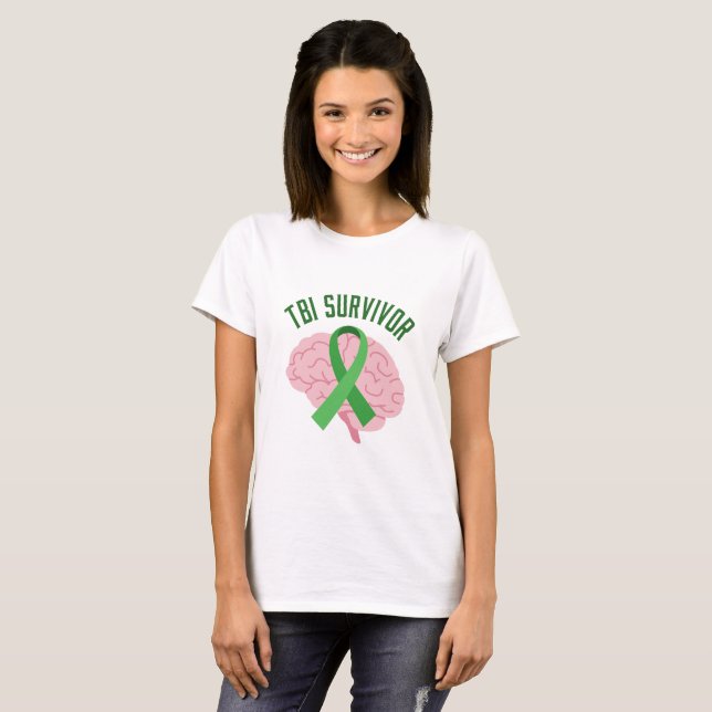 T-shirt Survivant de TBI (Devant entier)