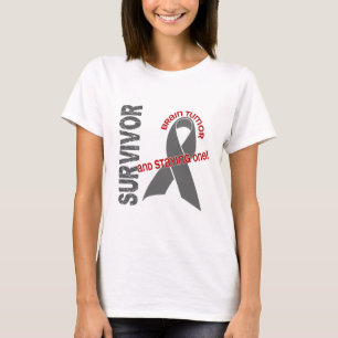 T-shirt Survivant de tumeur cérébrale