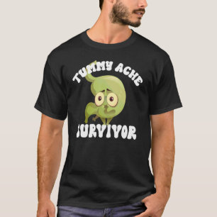 T-shirt Survivant des DOULEURS DE VENTRE Vintage Hommes
