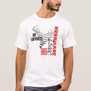 T-shirt Survivant d'Isaac d'ouragan personnalisable