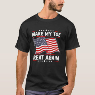 T-shirt Survivant drôle d'un orteil amputé Amputé d'orteil