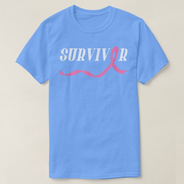 T-shirt Survivant du cancer du sein (Design devant)