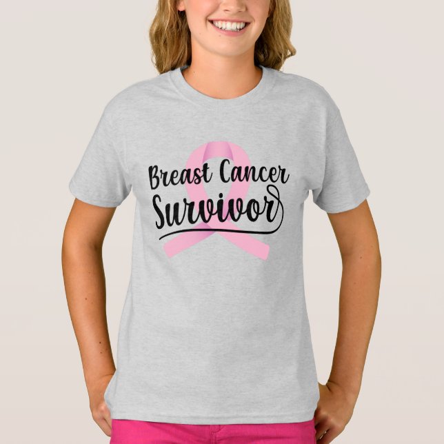 T-shirt Survivant du cancer du sein (Devant)