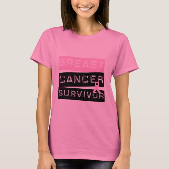 T-shirt Survivant du cancer du sein (Devant)