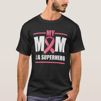 T-shirt Survivant du cancer du sein, Ma Maman Est Un Super
