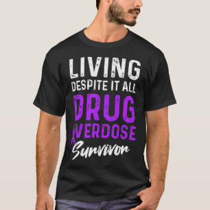 T-shirt Survivant du guerrier de sensibilisation à la surd