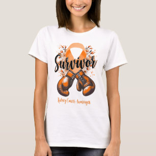 T-shirt Survivant du guerrier du cancer du rein de Blossom
