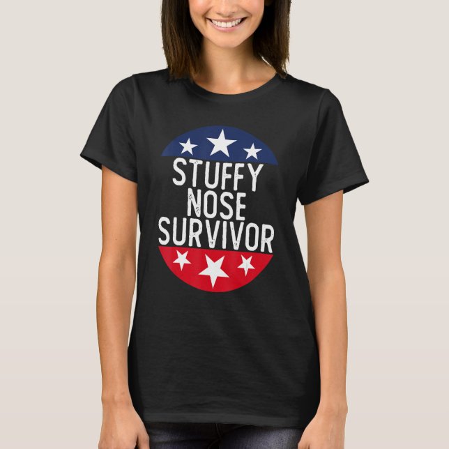 T-shirt Survivant du nez 8 (Devant)