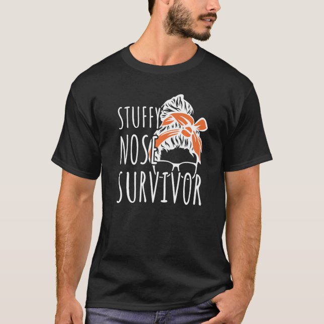 T-shirt Survivant du nez étouffé (Devant)