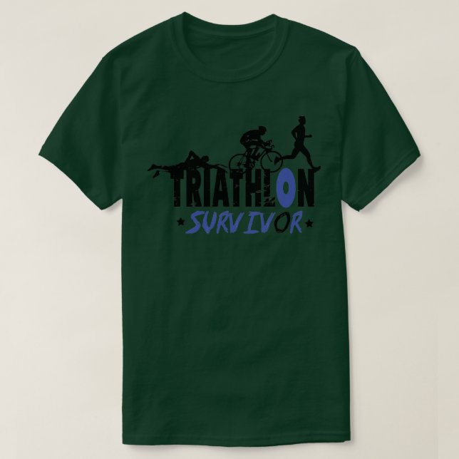 T-shirt Survivant du triathlon 4 (Design devant)