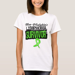 T-shirt Survivant frais de lymphome non Hodgkinien