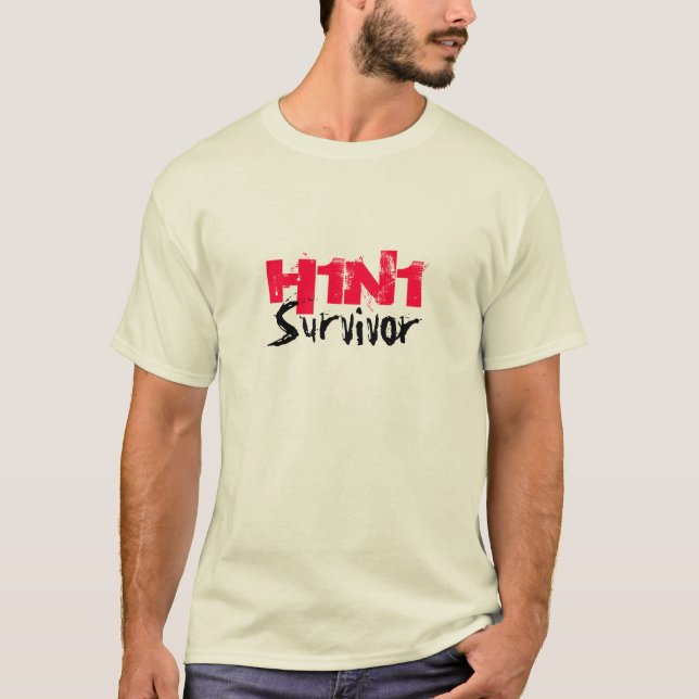 T-shirt Survivant H1N1 (Devant)