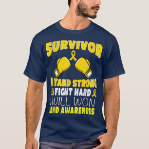 T-shirt Survivant Je Lutte Contre La Sensibilisation À L'A