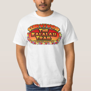 T-shirt Survivant : La traînée de Kalalau