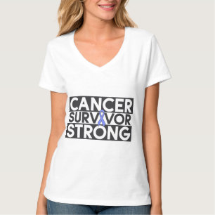 T-shirt Survivant oesophagien de Cancer fort