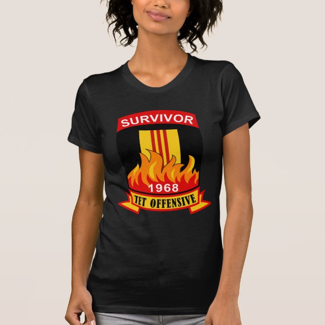 T-shirt Survivant - offensive de Tet - 1968 (Devant)