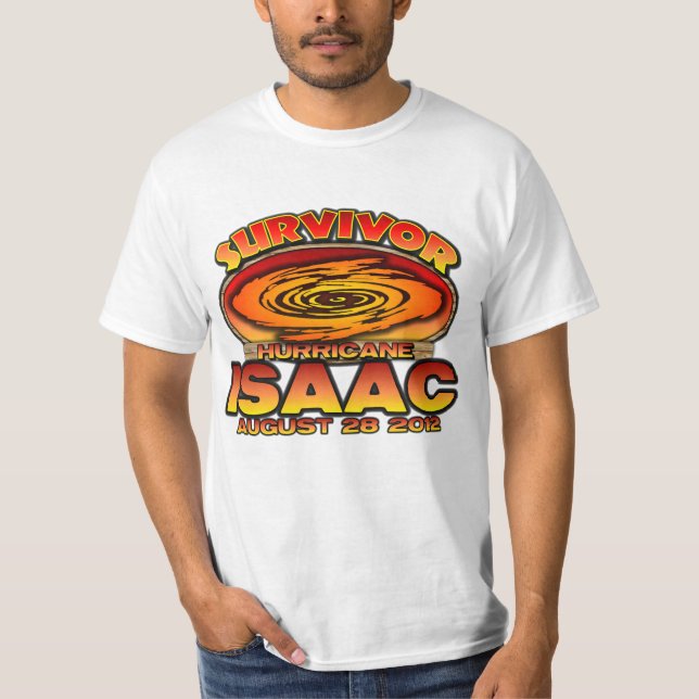 T-shirt Survivant - ouragan Isaac - Côte du Golfe (Devant)