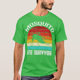 T-shirt Survivant rétro de la moustique